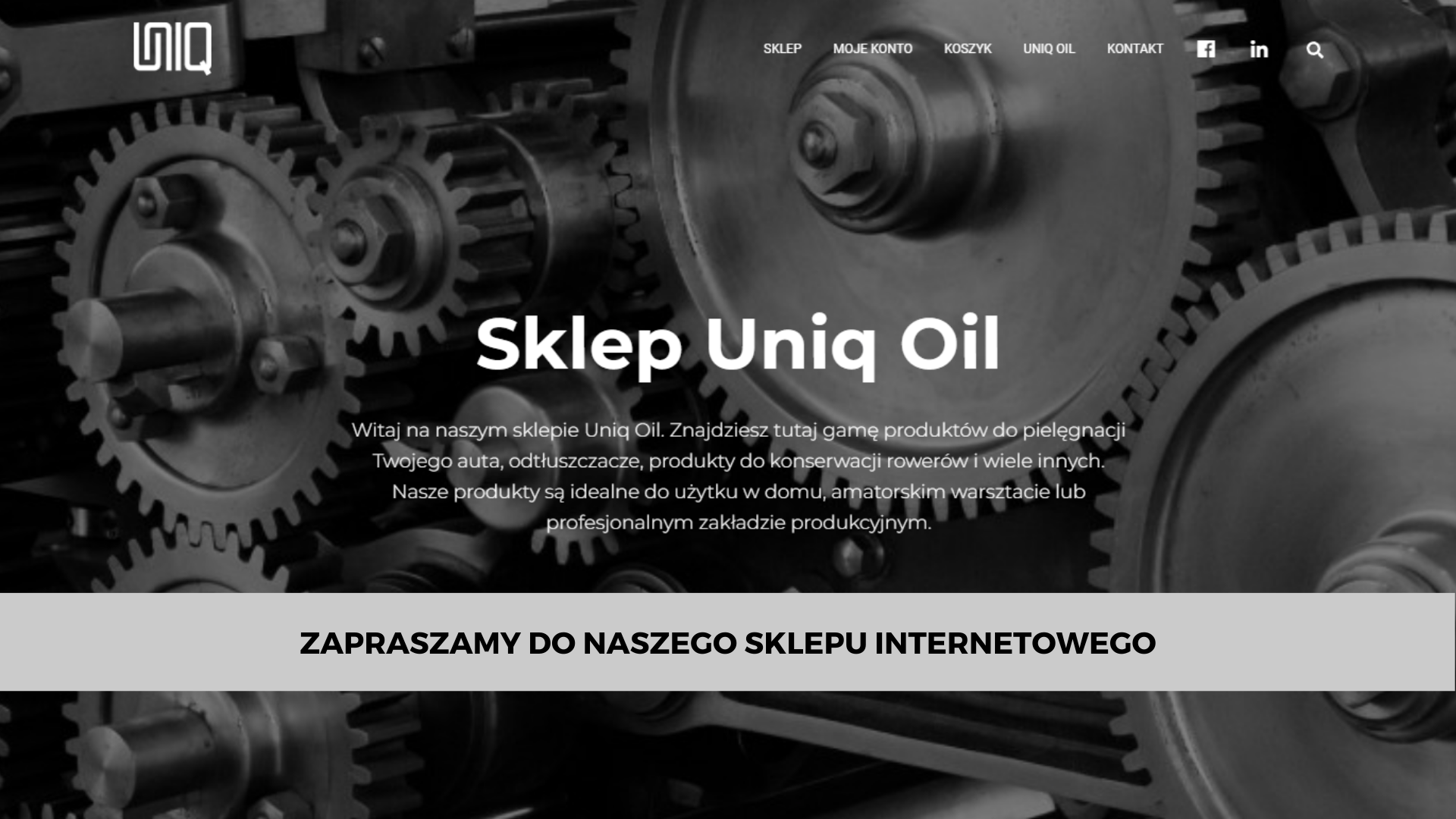 Ruszył sklep internetowy UNIQ OIL